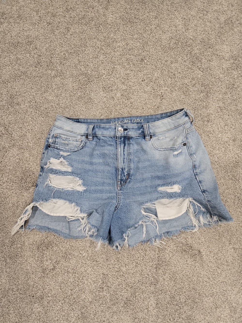 American Eagle Distressed Denim Cutoff Shorts
